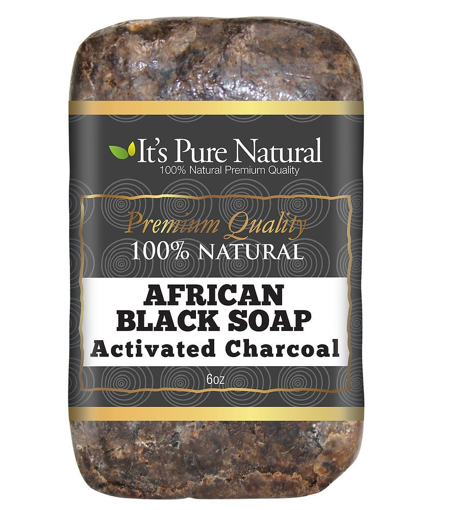 100% African Black Soap - Activated Charcoal