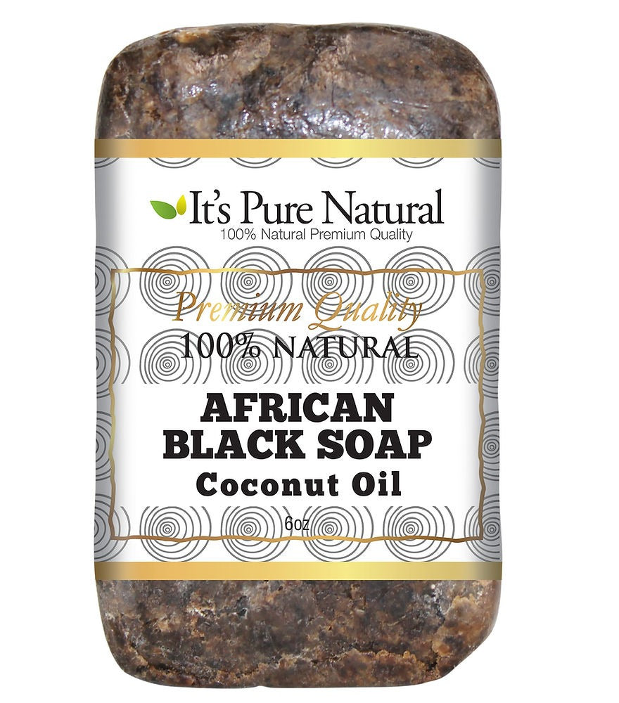 100% African Black Soap - Coconut Oil