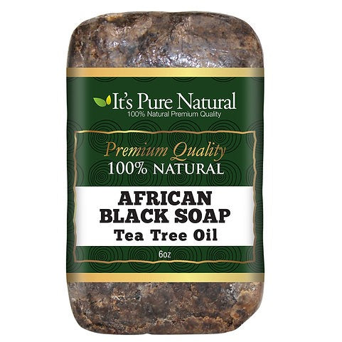 100% African Black Soap - Tea Tree Oil