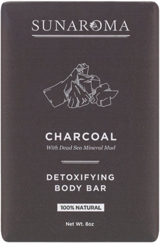 Sunaroma Charcoal Detoxifying Body Bar