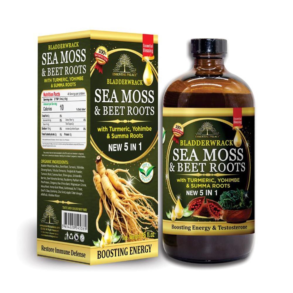 BladderWrack Sea Moss & Beet Roots Tonic - 16oz