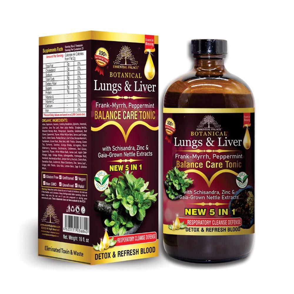 Lungs & Liver Balance Care Tonic - 16oz