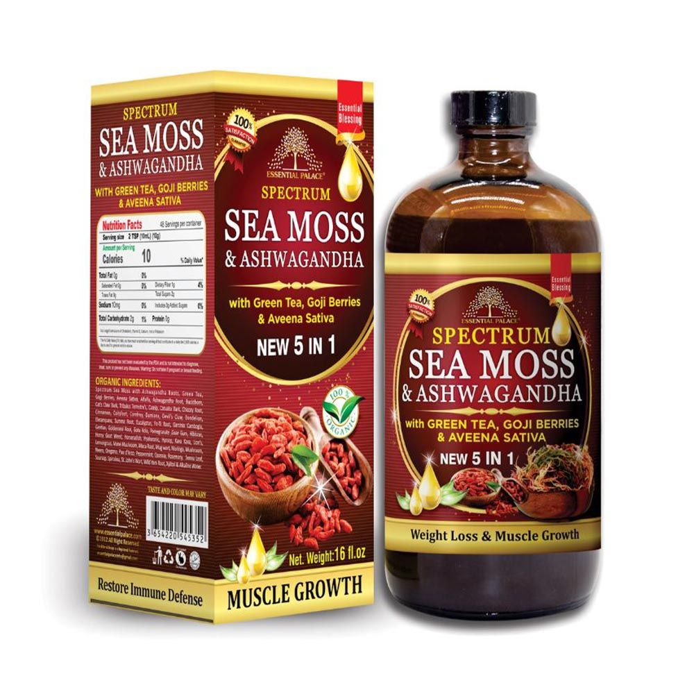Spectrum Sea Moss & Ashwagandha Tonic - 16oz