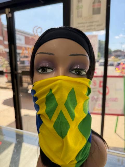 St. Vincent & The Grenadines Flag Neck Gaiter
