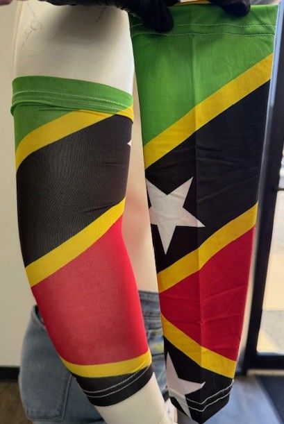St. Kitts & Nevis Flag Arm Sleeves