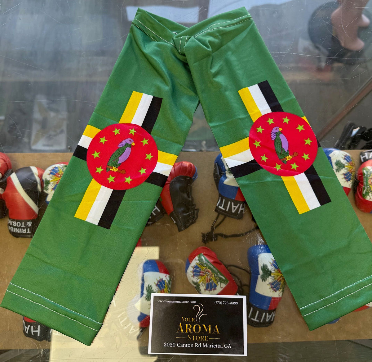Dominica Flag Arm Sleeves