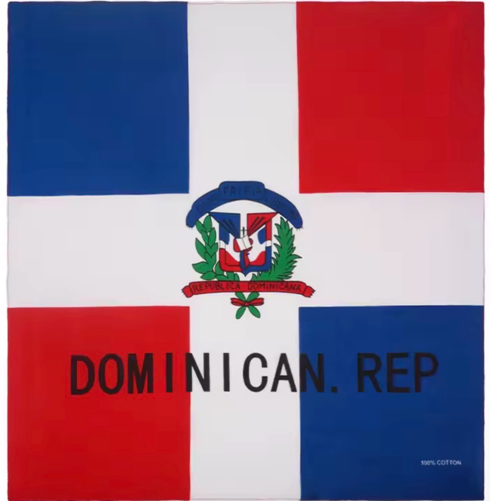 Dominican Republic Bandana Flag