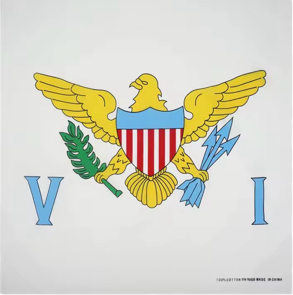 US Virgin Islands Bandana Flag