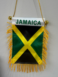 Mini Hanging Jamaica Flag