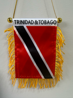 Mini Hanging Trinidad & Tobago Flag