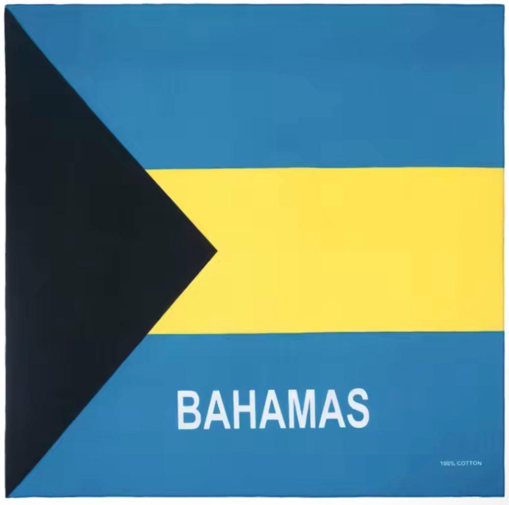Bahamas Bandana Flag