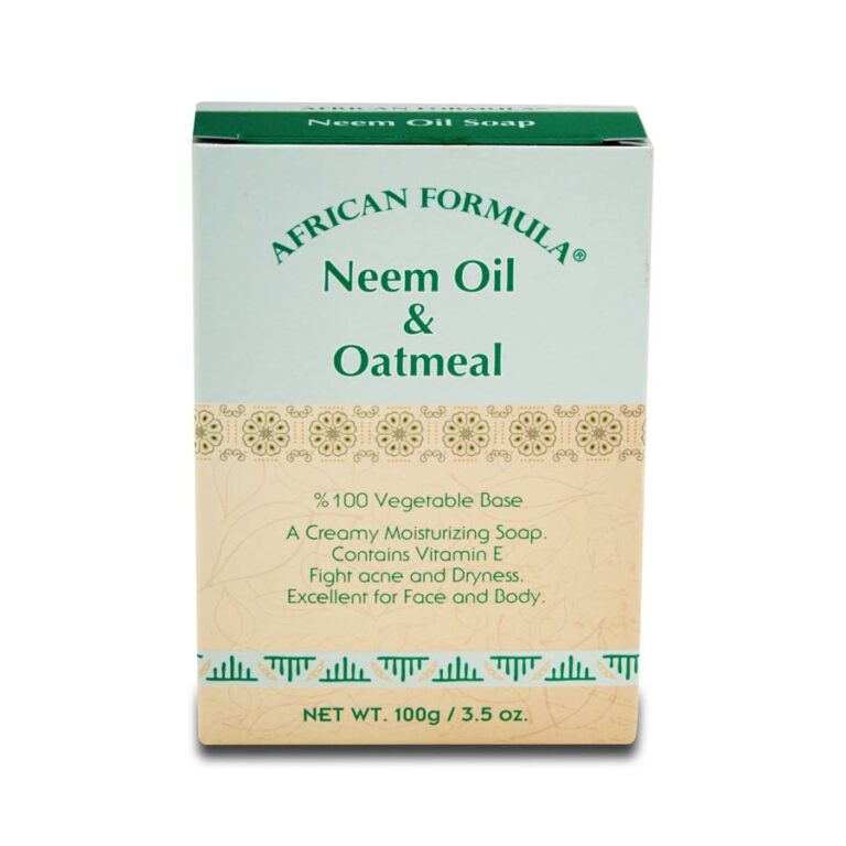 African Formula Neem Oil and Oatmeal Soap