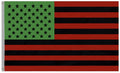 Large African American Flag 3ftx5ft