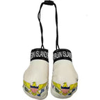 Caribbean Flag Car Boxing Gloves