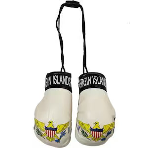 Caribbean Flag Car Boxing Gloves